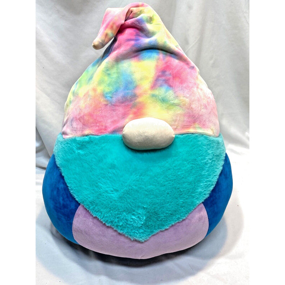 Squishmallow Rayford the Gnome Plush Kellytoy Rainbow Stuffed Animal 20" - Picture 7 of 9